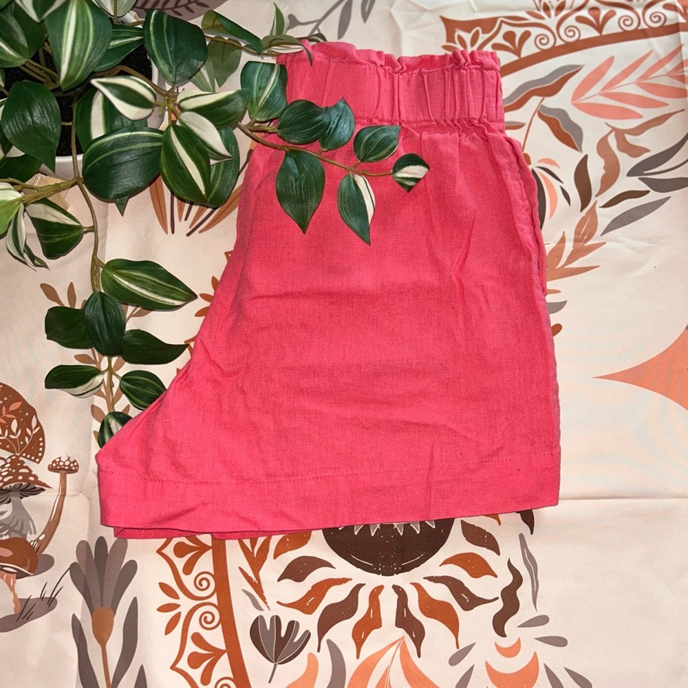a new day Pink High Waist Shorts Summer Essential